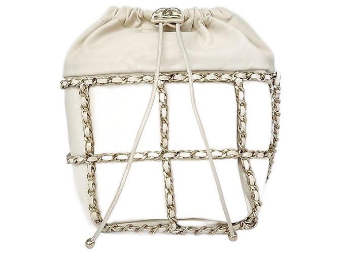 Bolso de cadena con cordón CHANEL (4566074) Castaño