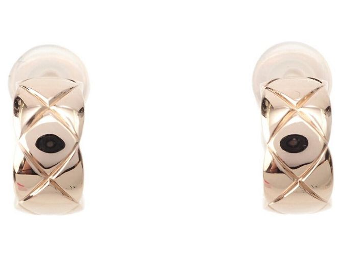 Chanel Coco Crush Ohrringe aus Gold Golden Metallisch