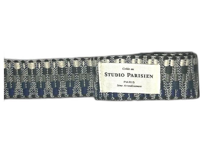 Autre Marque Fransengürtel Pariser Studio Paris 2. Arrondissement Boho-Stil Schwarz Blau Mehrfarben Beige Grau