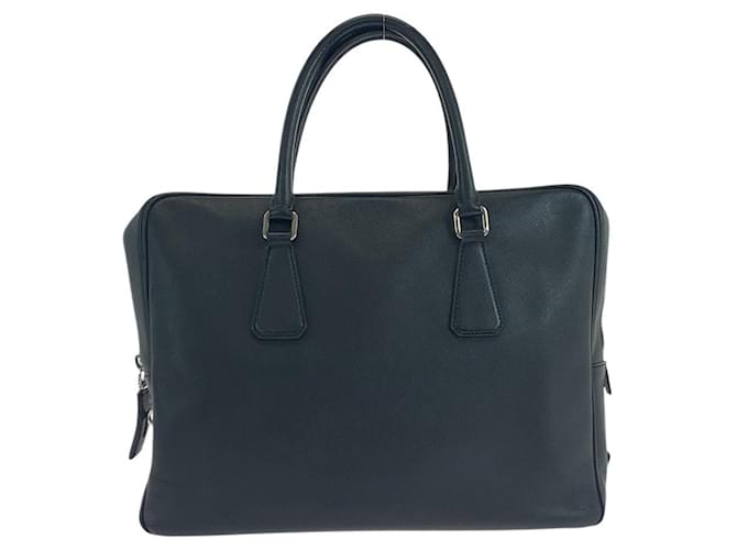 Prada Saffiano Leather Briefcase Black  ref.2285764