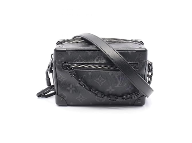 Louis Vuitton Mini Soft Trunk Monogram Eclipse Shoulder Bag Black Cloth  ref.2285964