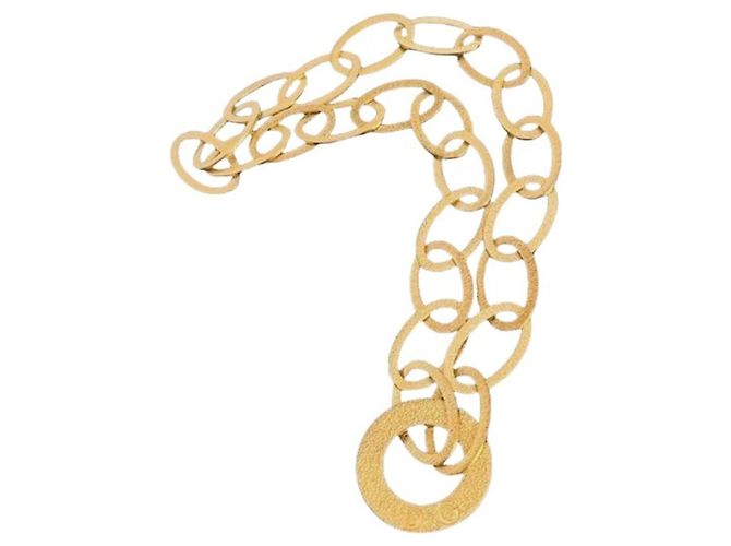 Superbe collier DOLCE & GABBANA Collection "Stone" doré
