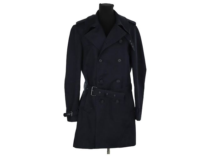 The Kooples Abrigo de algodón negro