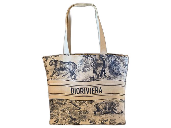 Christian Dior Edición limitada Dior Riviera Beige Azul marino
