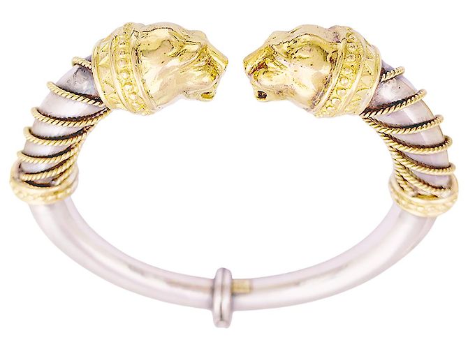 Bracciale Zolotas, 'Heritage', oro giallo, argento.