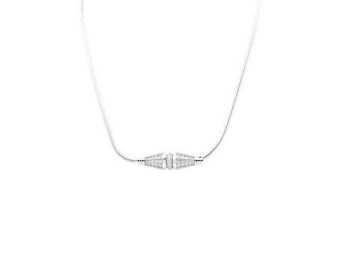Bracciale Boucheron 'Jack de Boucheron' in oro bianco, diamanti.