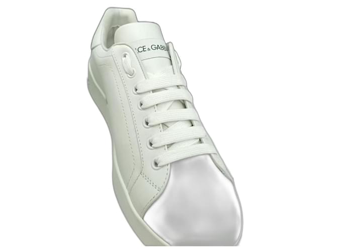 Dolce & Gabbana Portofino White Leather  ref.2288084
