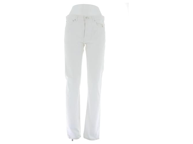 Vaqueros rectos blancos Apc 