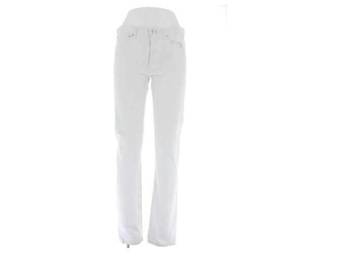 Jeans dritti bianchi Apc Bianco