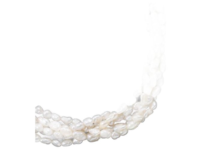 Autre Marque Collar de perlas para bebé Twist de agua dulce Blanco