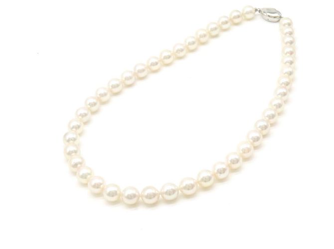 Autre Marque Collar de plata SV925 con perlas Akoya