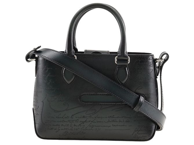 Bolsa de couro Berluti 2WAY verde