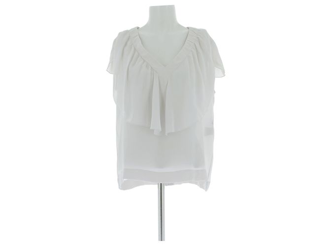 Fendi Seidenbluse Grau