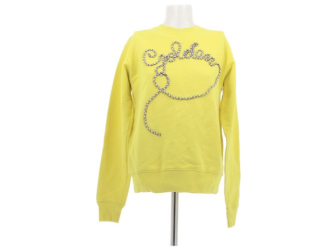 Golden Goose Moleton amarelo com bordados