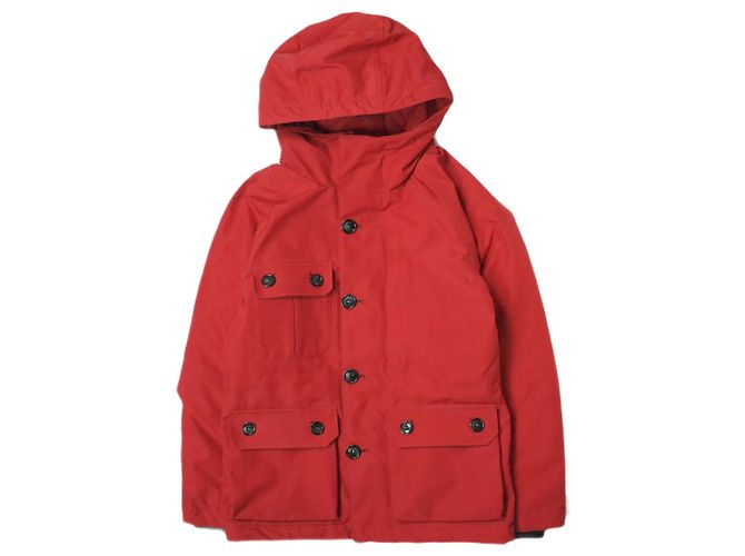 & Other Stories WOOLRICH GTX Mountain Jacket Red Down Outerwear