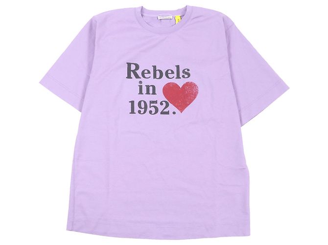 Moncler Genius Cotton T-Shirt Purple S