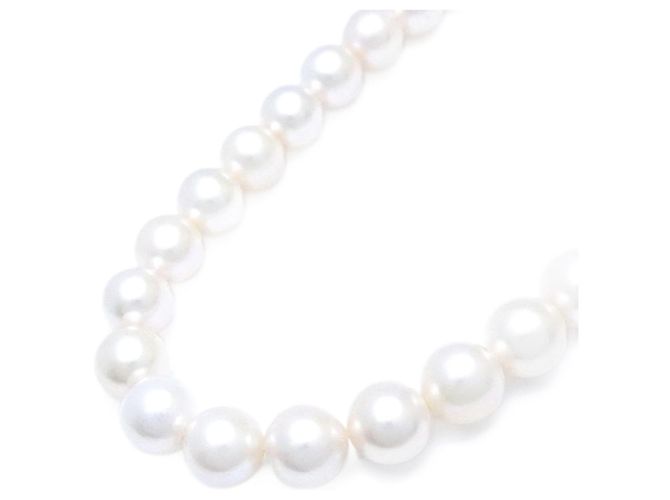Autre Marque Collar de perlas Akoya plata 43 cm