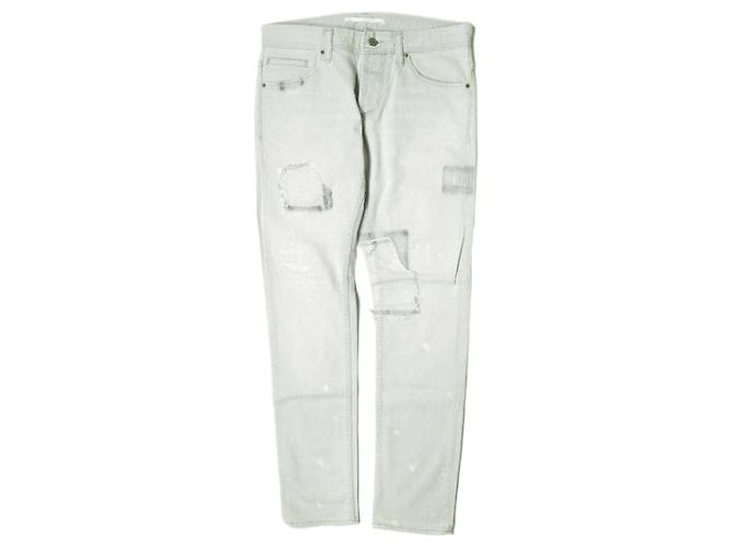 & Other Stories Calças de denim stretch de algodão e JEANS Cinza
