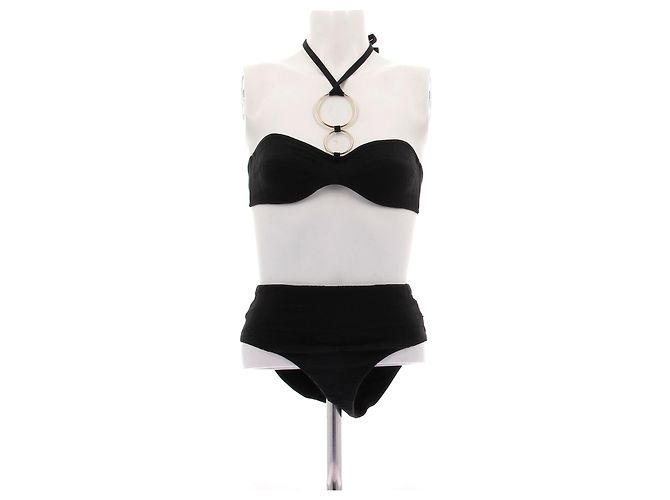 Autre Marque Schwarzes Bikini-Set mit 2 Teilen
