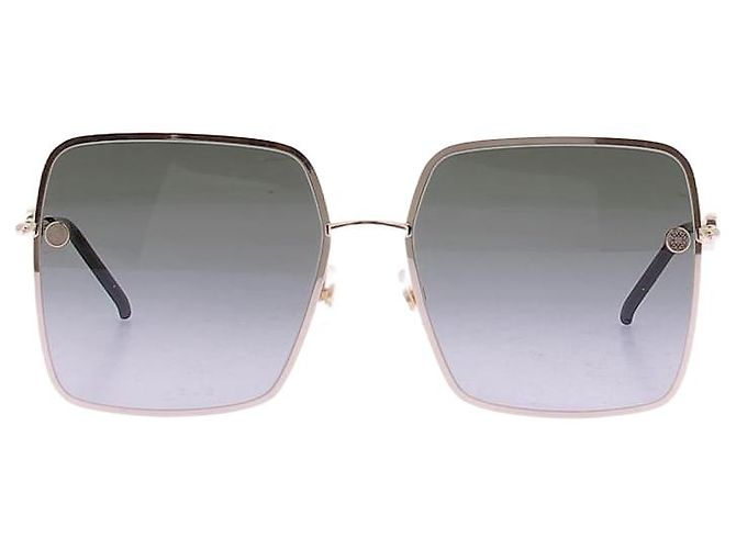 Elie Saab Gafas de sol oversized Dorado