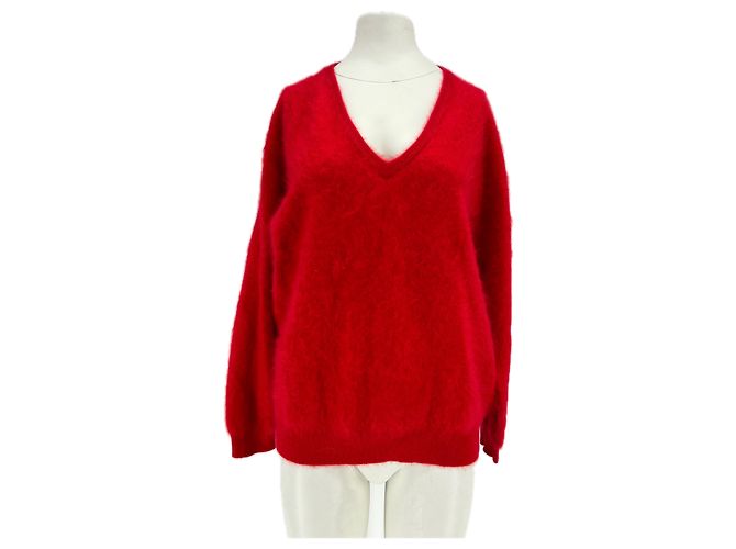 J.Crew Suéter de cachemira roja