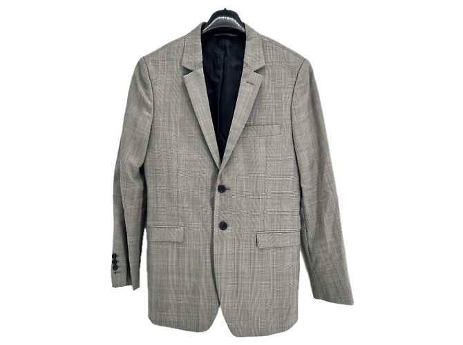 Autre Marque Wollanzugjacke Grau