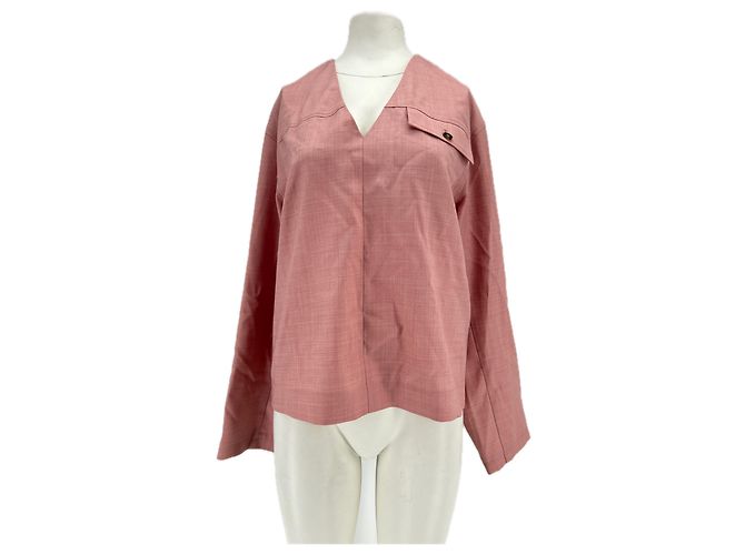 Autre Marque Camicia in lana "Oreca" Rosa