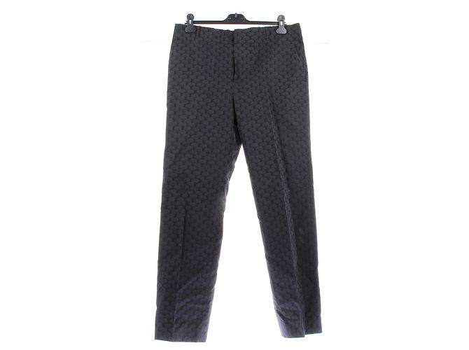 Louis Vuitton Schwarze Monogramm-Hose