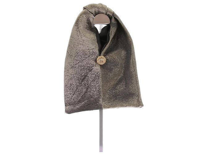Autre Marque THE ETHIQUETTE Goldene Metallic Handtasche Metallisch