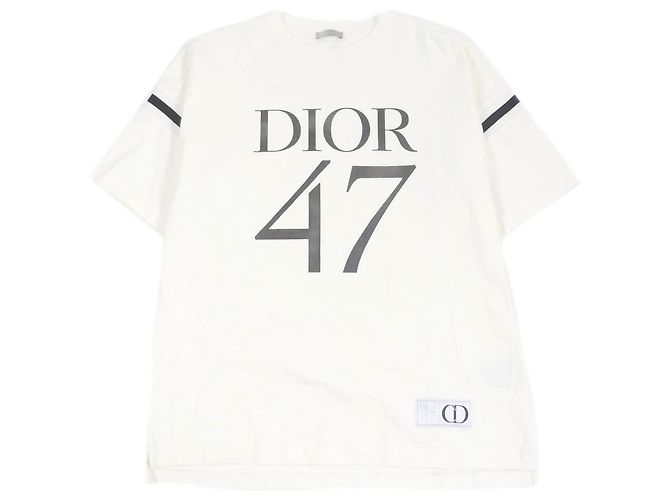T-shirt in cotone Dior bianco S uomo