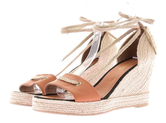 Autre Marque Keilabsatzsandalen Braun