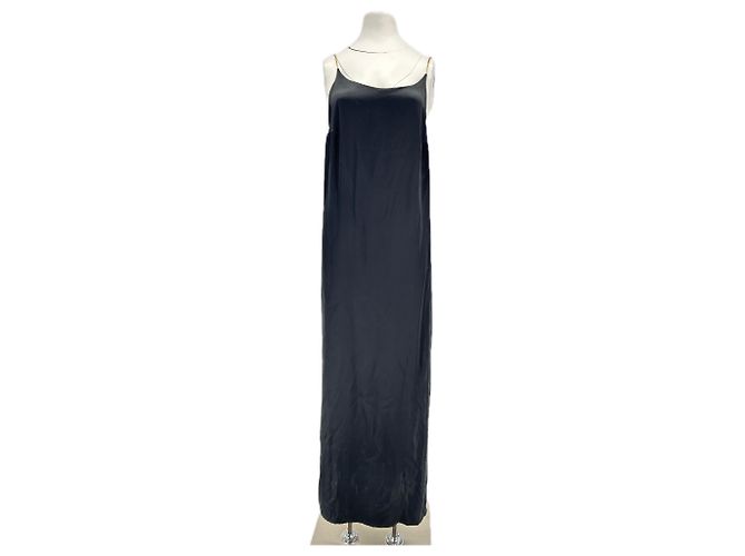 Magali Pascal Schwarzes Seidenkleid