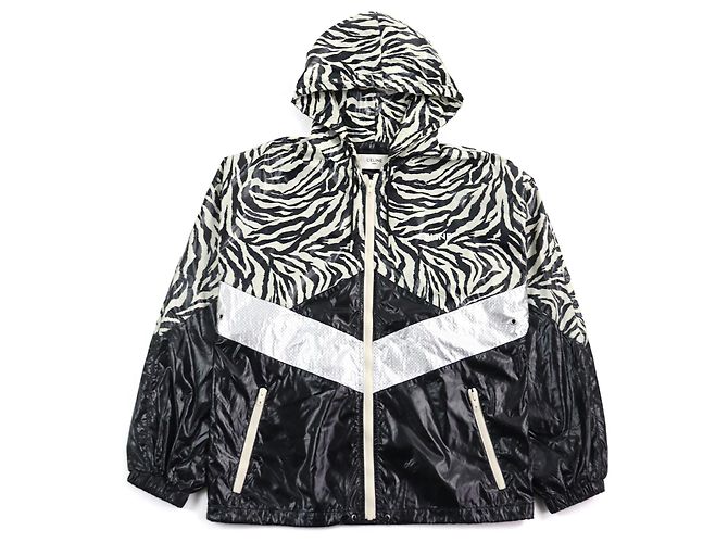 Céline Celine Nylon Zebra Look Jacket Multicolor 46 Multiple colors