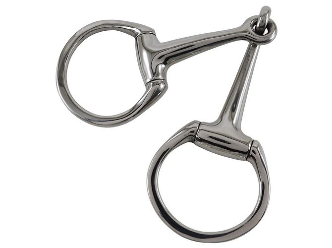 Hermès Hermes Metal Eggbutt Bit Silver Silvery