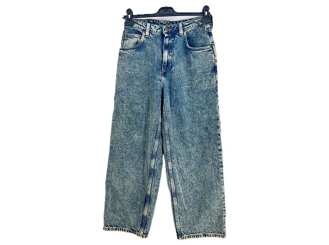American Vintage Jeans Blau Weit