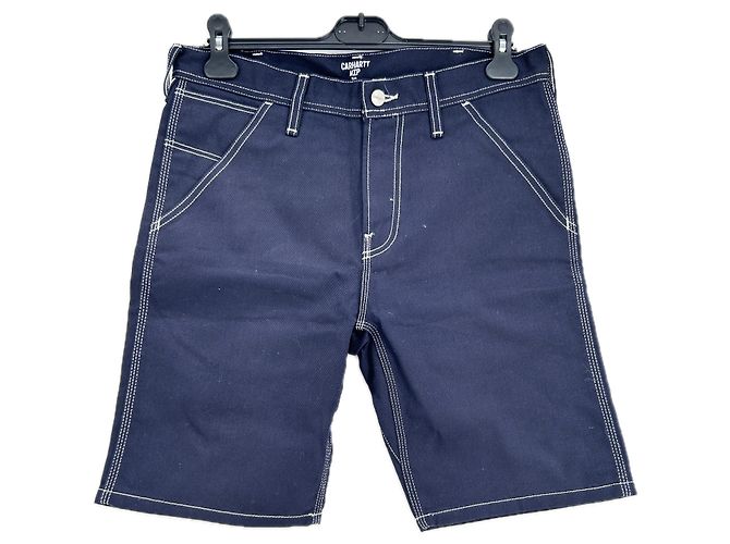 Autre Marque Bermuda CARHARTT blu navy in cotone