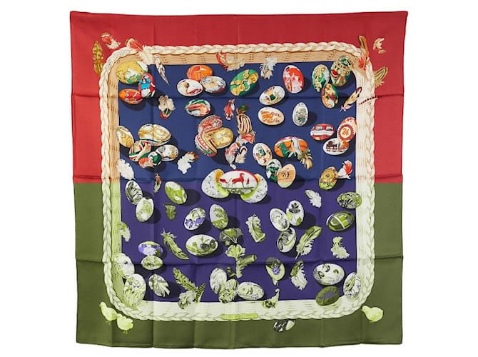 Hermès Hermes COUVEE D HERMES Silk Scarf  ref.2292037