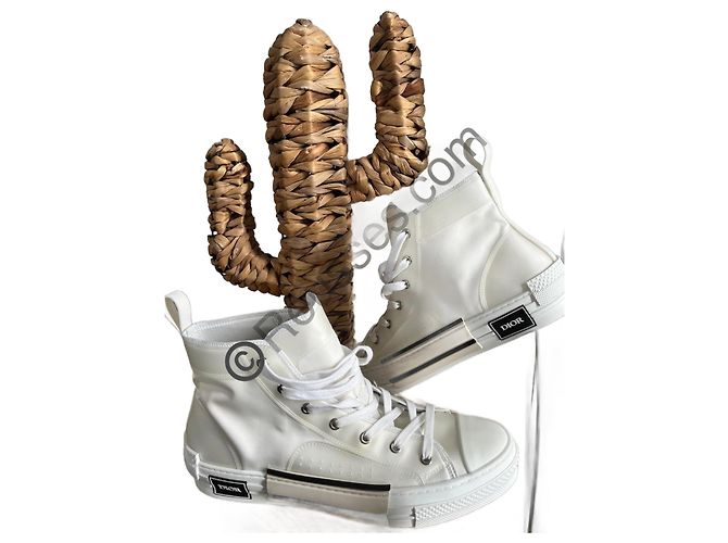 Dior B23 High Top Sneakers – White Edition – Very good condition