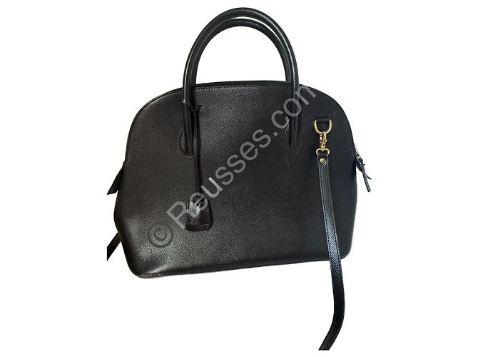 Borsa Céline Bolide Nera Interno Rosso – M94 – Tracolla da 100 cm