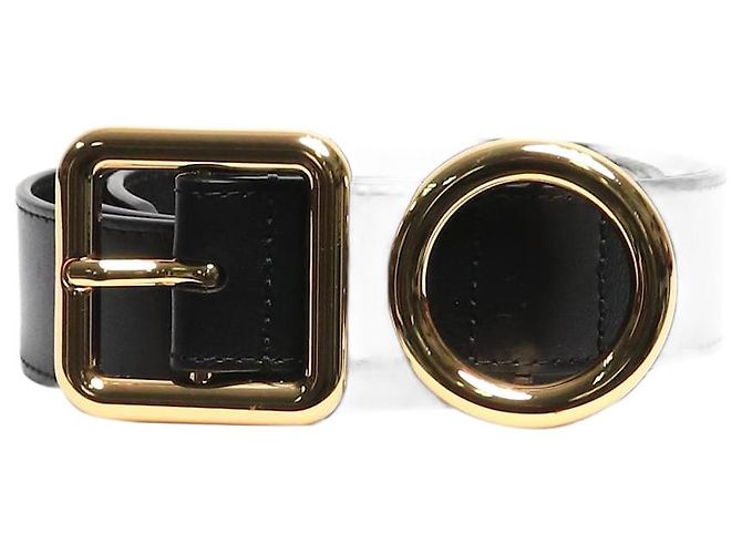 Jacquemus Schwarzer Regalo-Leder-Gürtel