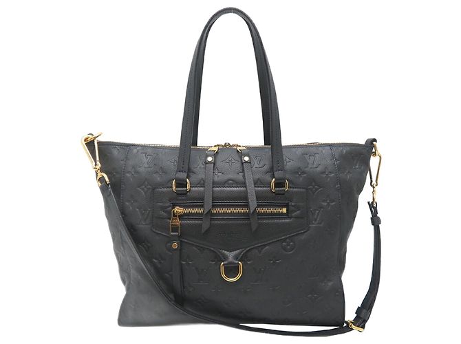 Borsa a mano 2 in 1 Louis Vuitton Empreinte Lumineuse PM Nero