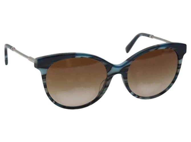 Autre Marque Gafas de sol TIFFANY&Co. de plástico azul Auth am8576