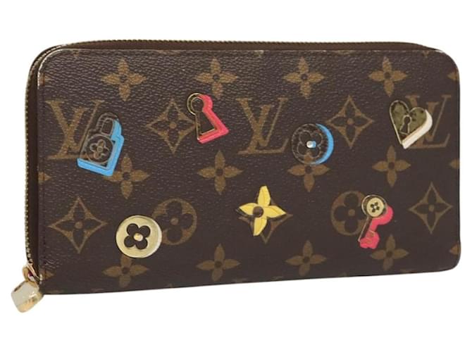 LOUIS VUITTON Monogram Lovelock Zippy Wallet Long Wallet M64116 LV Auth 126640 Cloth  ref.2294565