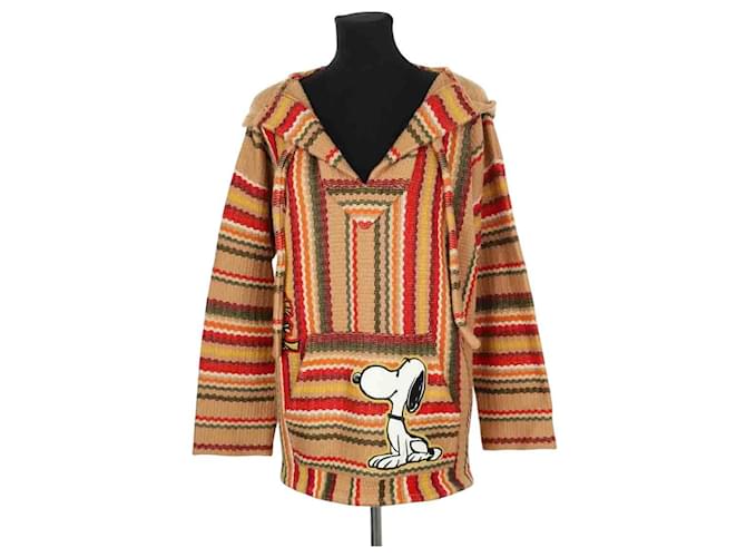 Alanui Brauner Wollpullover 