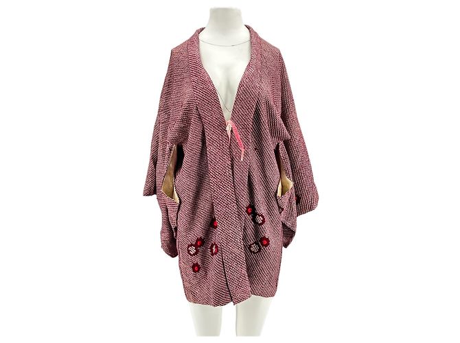 Autre Marque Kimono estampado burdeos SIMRANE