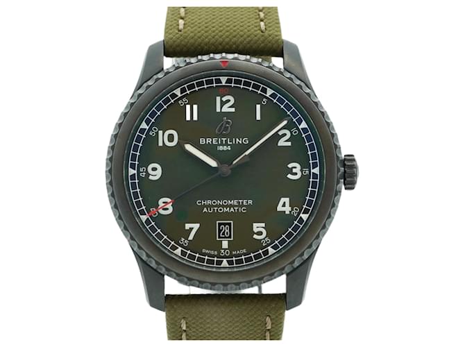 Breitling Aviator 8 M17315 Green Dial Men's Watch  ref.2295096