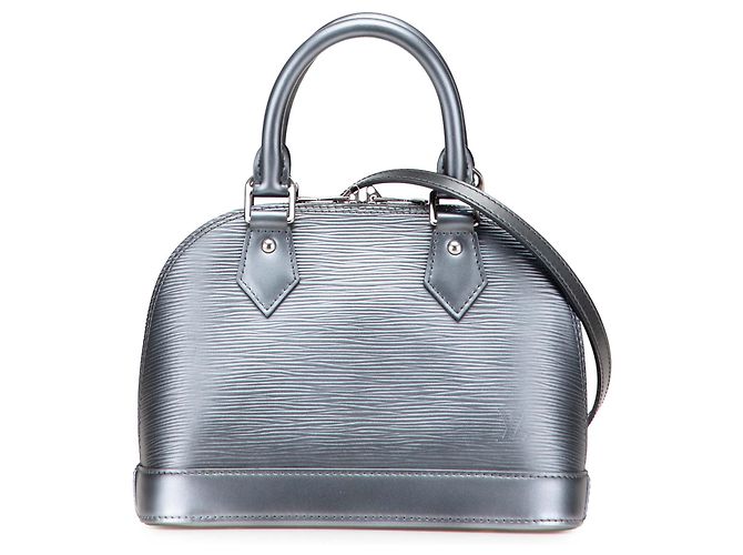 Louis Vuitton Silver Epi Alma BB Silvery