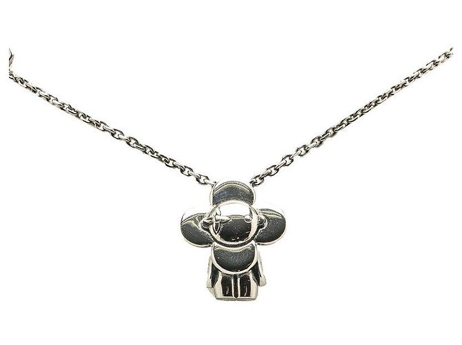 Collar Péndulo de Metal Vivienne Louis Vuitton M00831 Plata Metálico