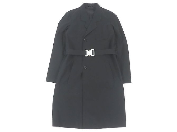 Abrigo Chester de algodón Dior negro 44