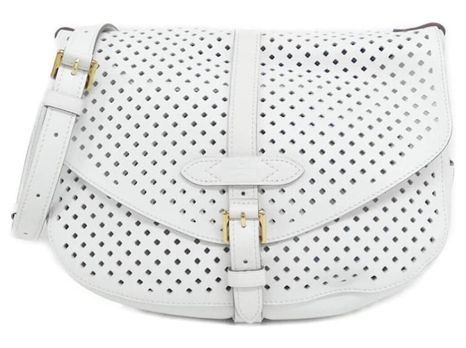 Louis Vuitton Saumur 30 White Leather  ref.2296256